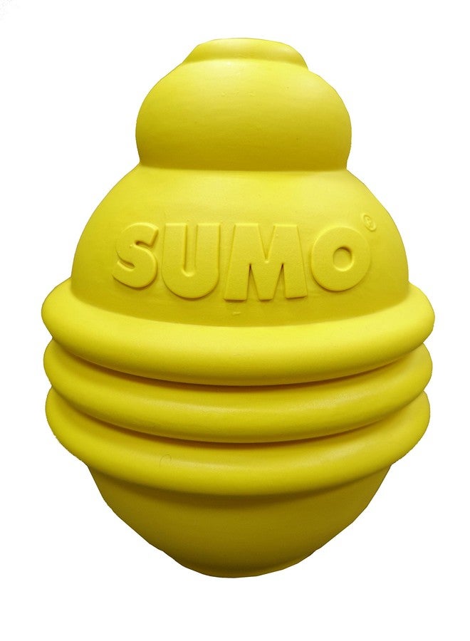 Sumo Rubber Play (M) Dog Toy (Yellow) - Image 1